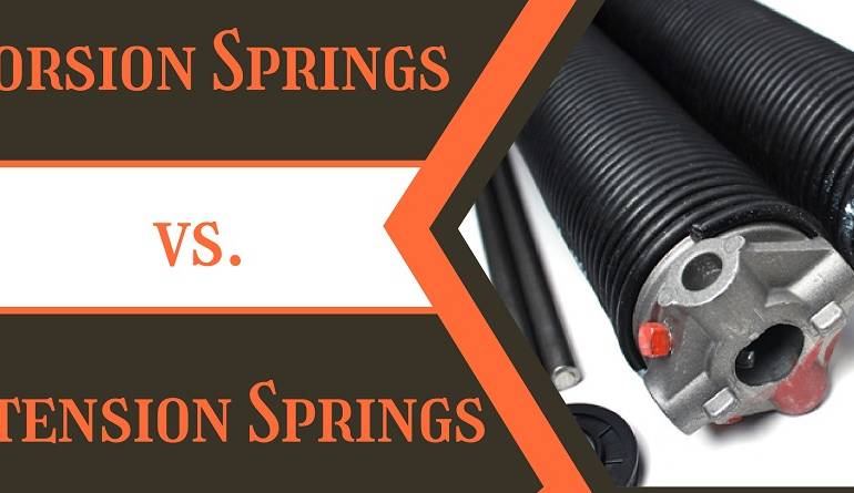 Torsion Springs vs Extension Springs
