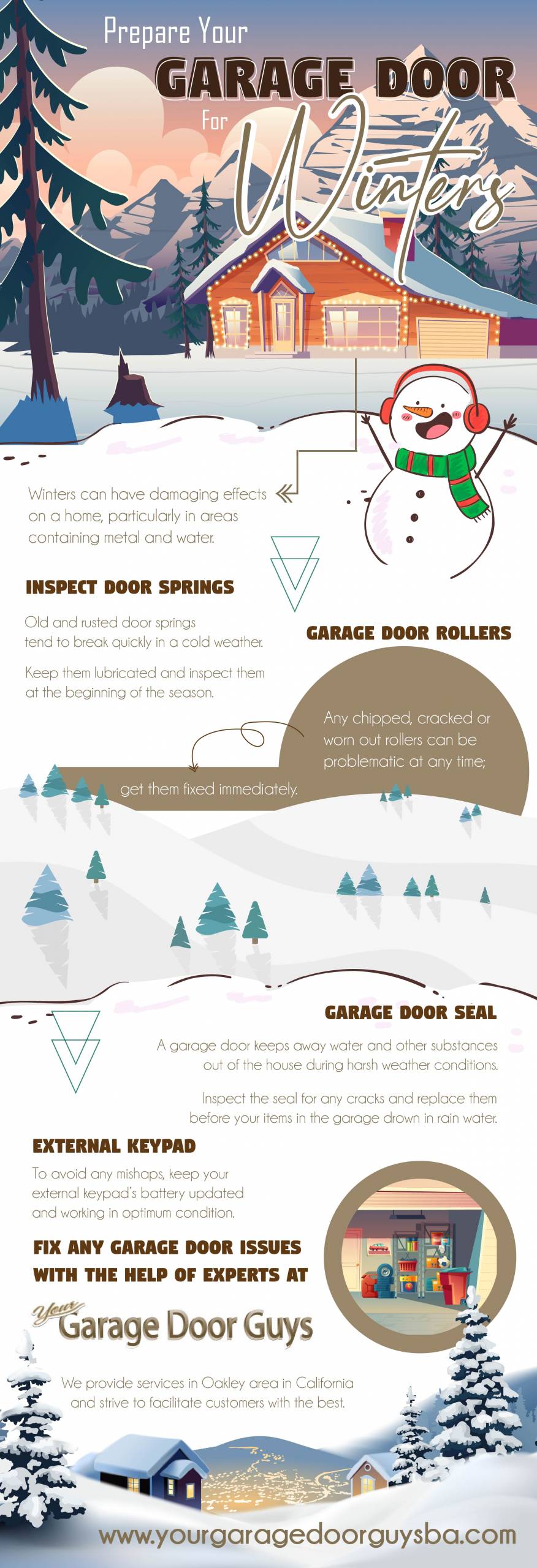 Here are the tips to Prepare Your Garage Doors For Winters